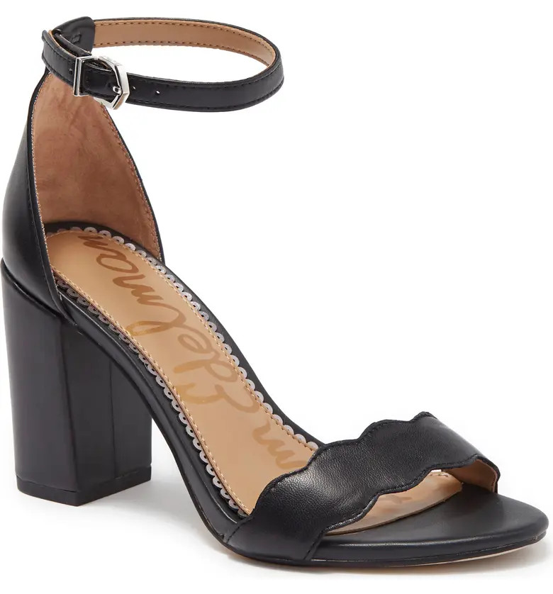Sam Edelman Odila Scalloped Ankle Strap Sandal | Nordstromrack | Nordstrom Rack