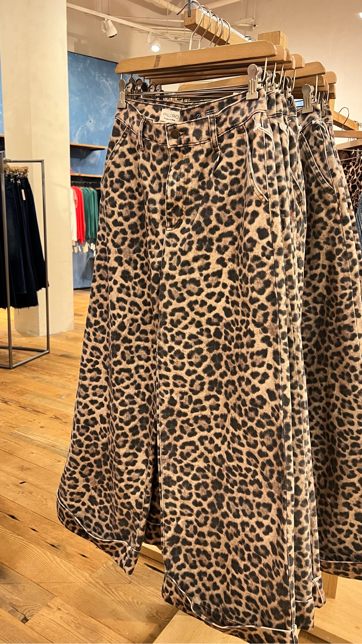 The Colette Cropped High-Rise Wide-Leg Jeans by Maeve