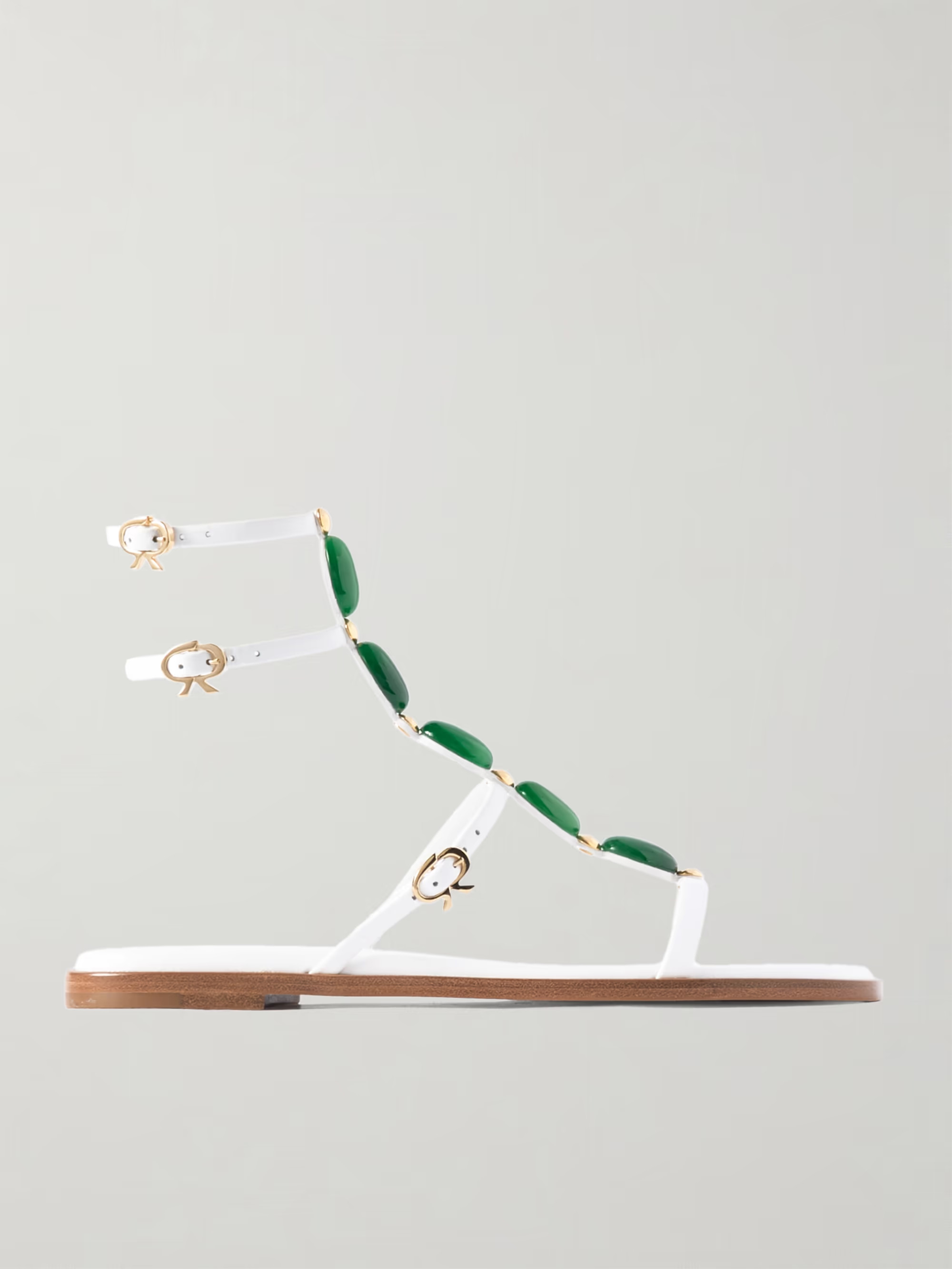 Shanti embellished leather sandals | NET-A-PORTER (US)
