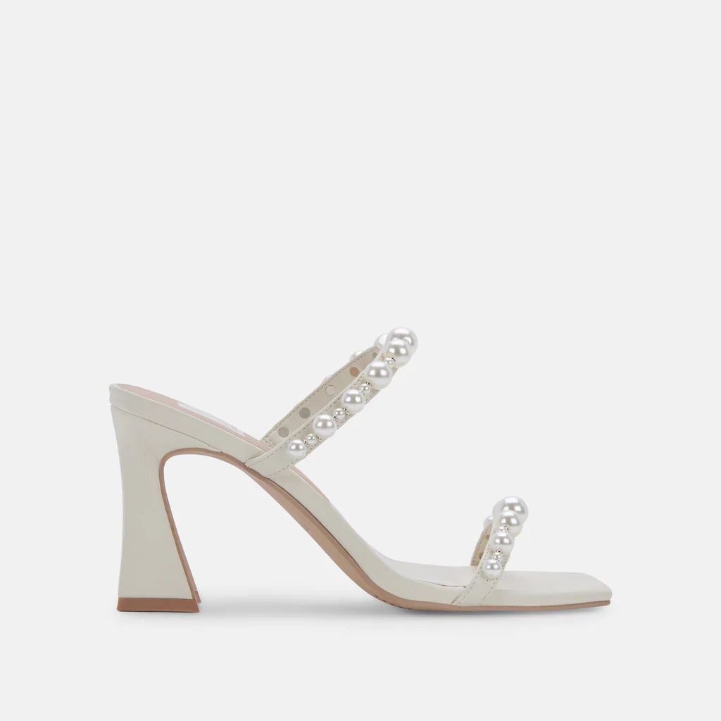 NAJA PEARL HEELS IVORY STELLA | DolceVita.com