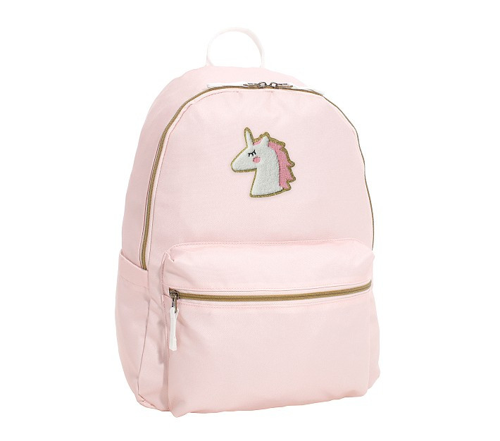 Colby Solid Blush Backpacks | Pottery Barn Kids