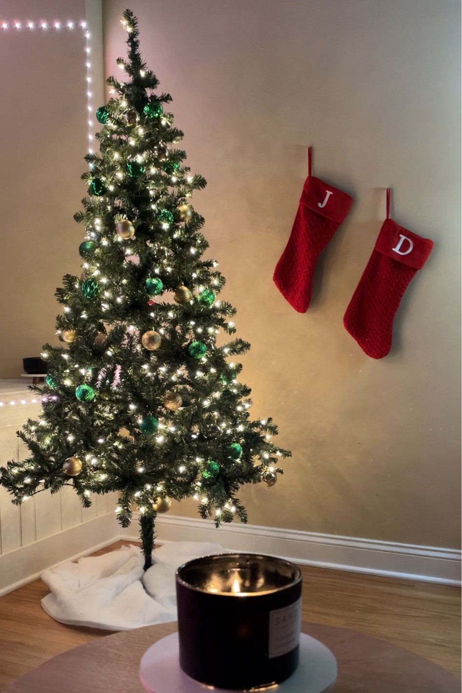 Walmart affordable 6.5ft prelit Christmas tree!! 

#LTKfindsunder50 #LTKHoliday #LTKHolidaySale