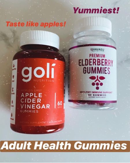 Adult gummy vitamins - both delicious and under $15! Two gummies = 1 TBSP of ACV

amazon health, amazon health finds, amazon adult gummies, amazon vitamins, health essentials 

#LTKfamily #LTKhome #LTKfindsunder50