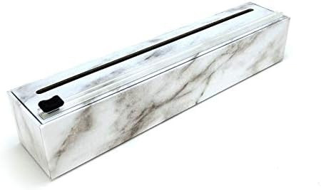 ChicWrap Marble Refillable Plastic Wrap Dispenser with 250' of Professional BPA Free Plastic Wrap -  | Amazon (US)
