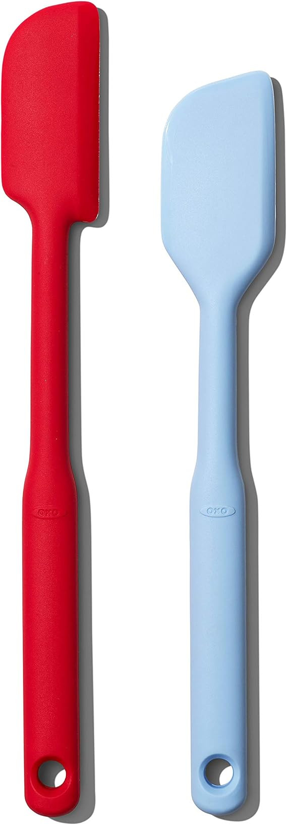 OXO Good Grips 2 Piece Silicone Spatula Set, One size, red/seltzer | Amazon (US)