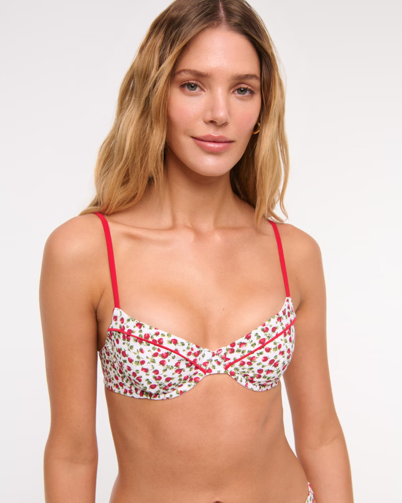 Balconette Underwire Bikini Top | Abercrombie & Fitch (US)