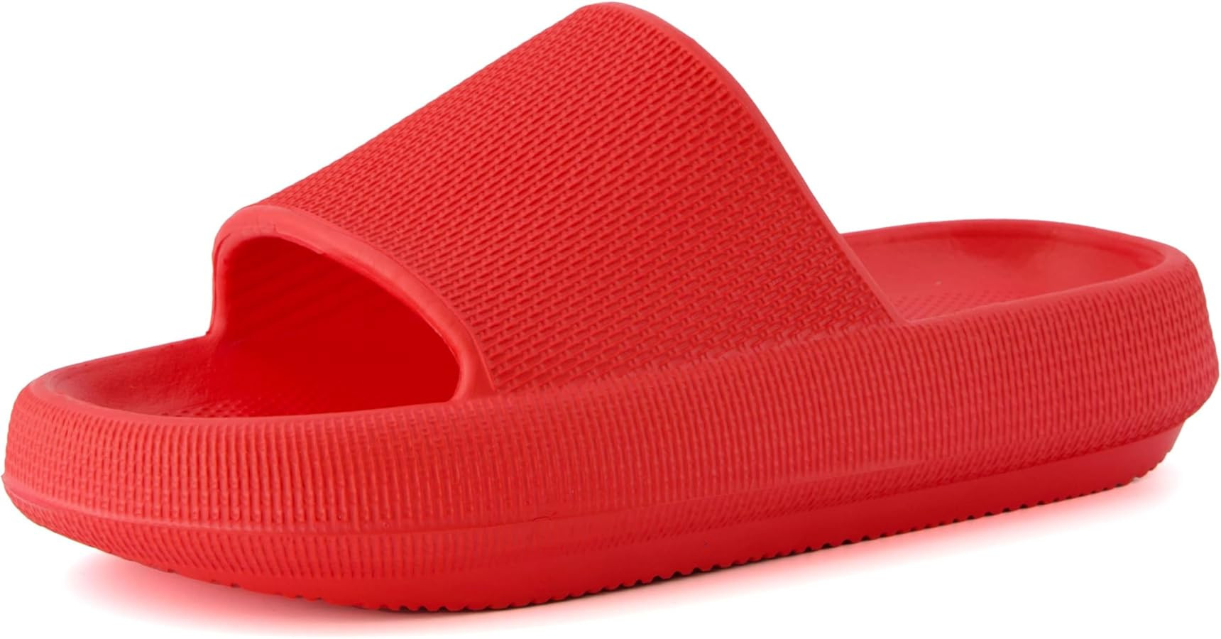 CUSHIONAIRE Feather Slides – Comfortable Cloud Cushion House Slippers for Women, Indoor Outdoor... | Amazon (US)