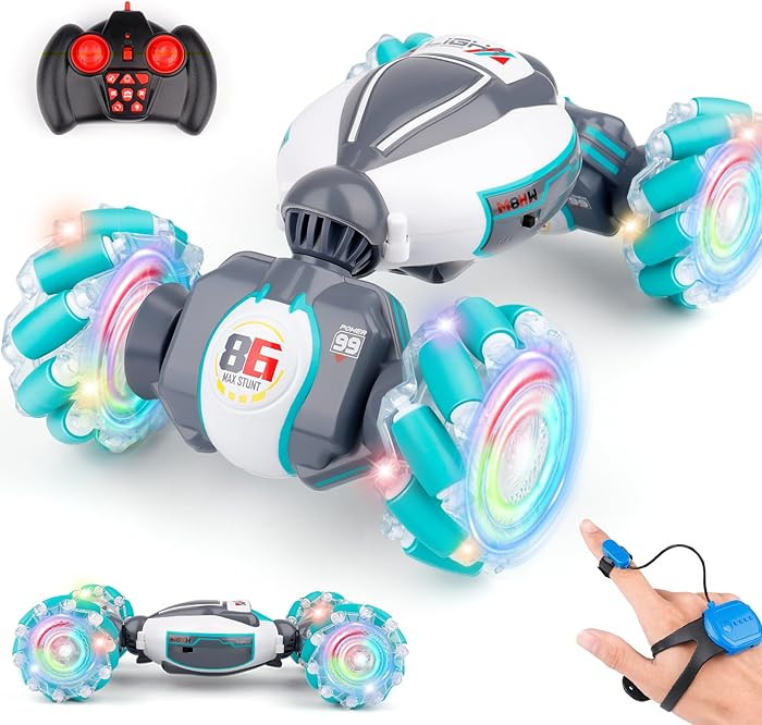 PREPOP Gesture Sensing RC Stunt Car, Birthday for Age 6 7 8-12 13+ Year Old Boys - Cool Toys for ... | Amazon (US)