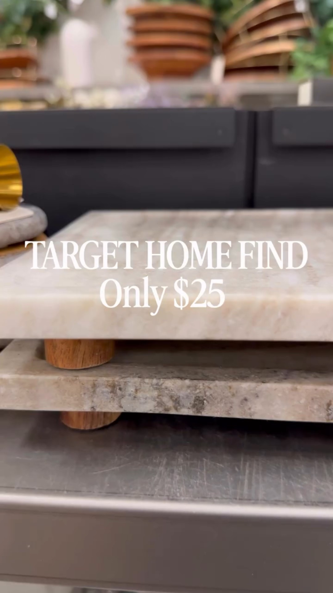 If you love elevated neutrals, you need this 🤍
This top-selling footed MARBLE tray from Target —is finally back in stock for $25.
Perfect for kitchen or bathroom styling.


 #targethome #targetfinds #hearthandhand #budgethome #lookforless

#LTKFindsUnder50 #LTKHome