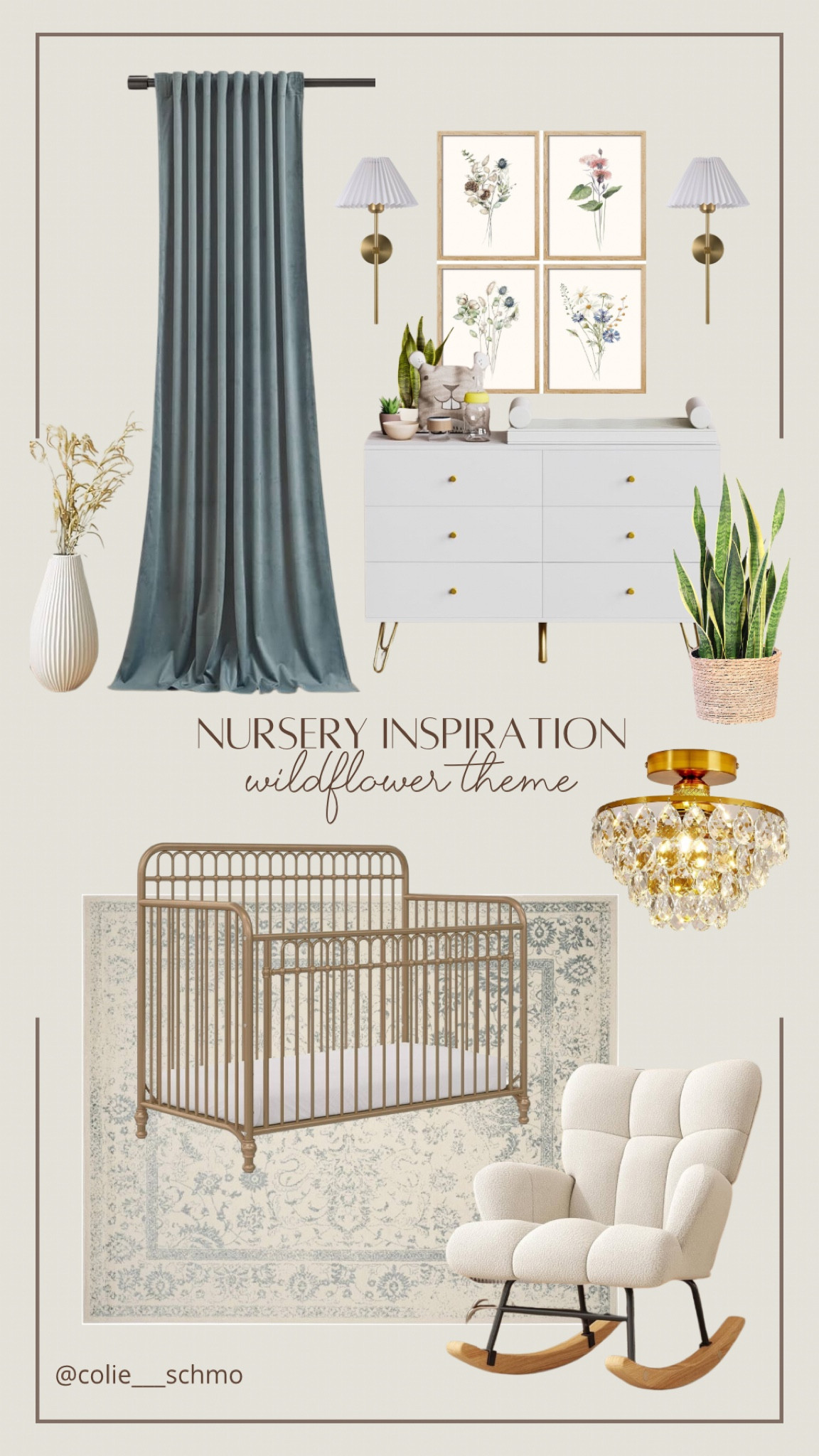 Soft blooms, muted blues, and timeless textures - this wildflower-inspired nursery is giving all the cozy, dreamy vibes.🫶🏼

#LTKbaby #LTKhome #LTKbump