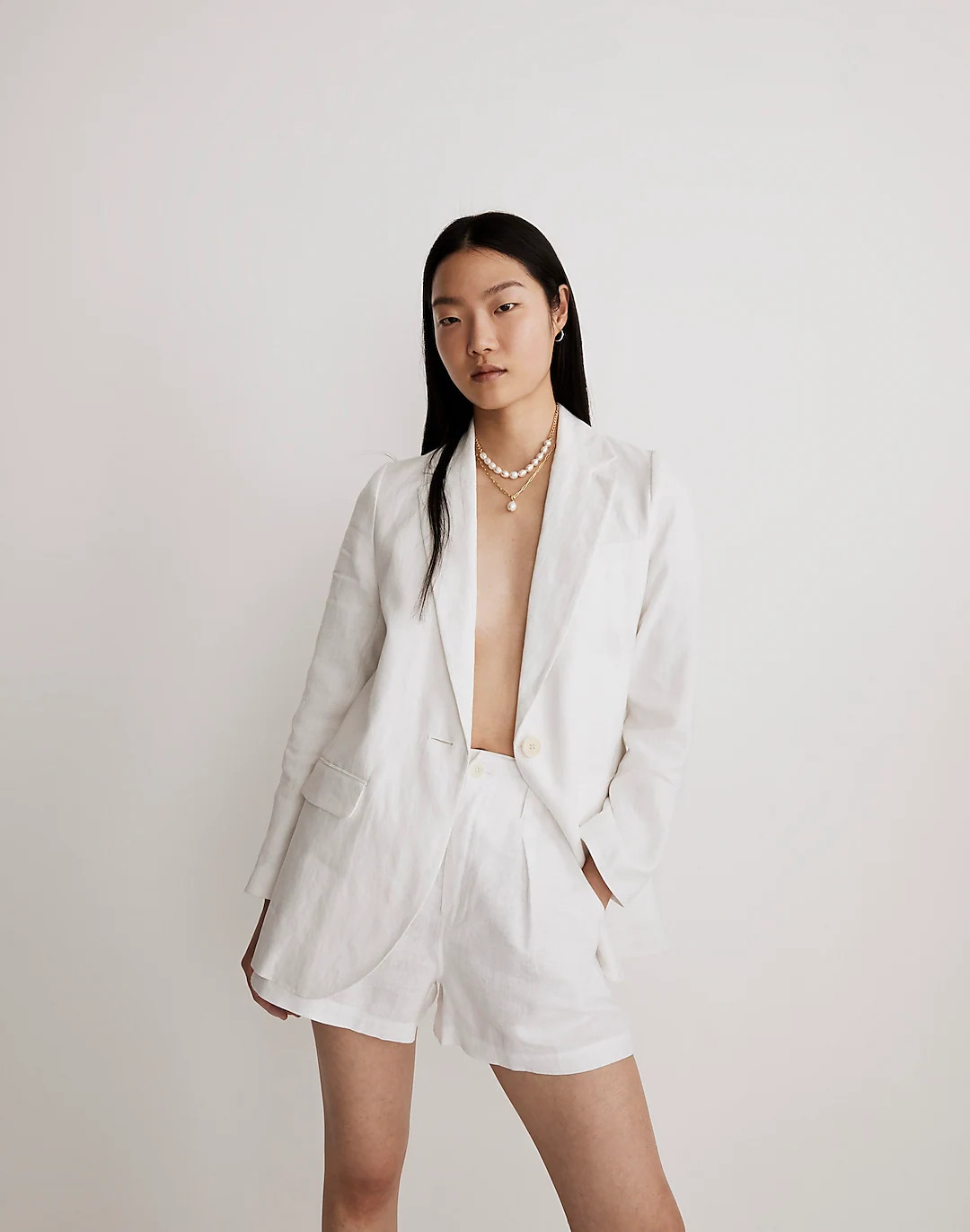 The Neale Short in 100% Linen | Madewell