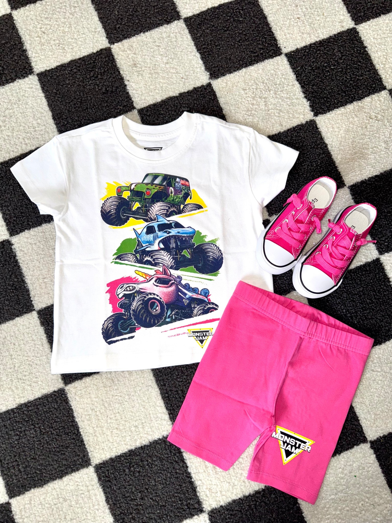 Monster jam outfit - girls 