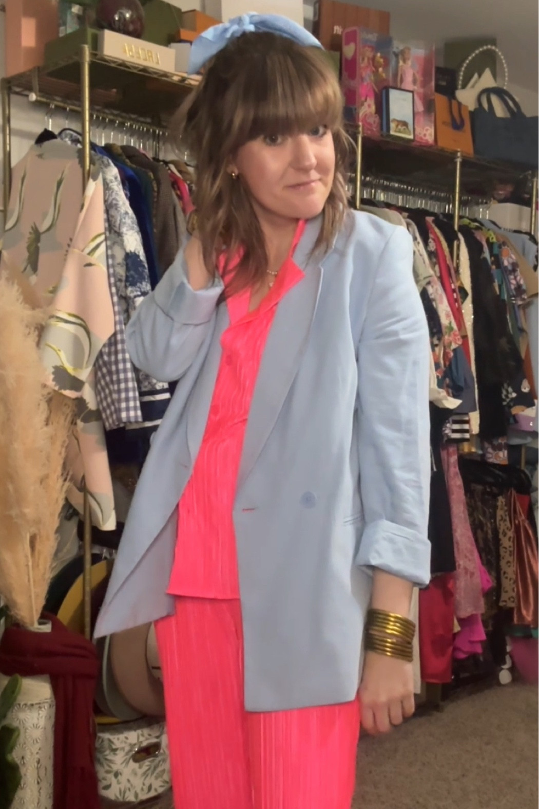 Hot pink set? Yes please! So comfortable and perfect the perfect outfit for a day in the classroom teaching.

#LTKworkwear #LTKstyletip