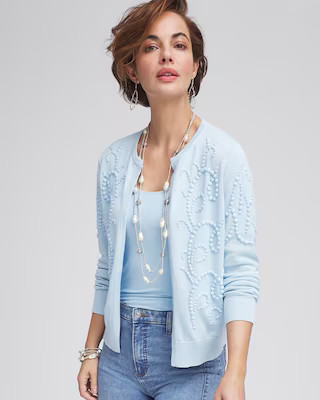 Open-Front Beaded Cardigan | Chico's