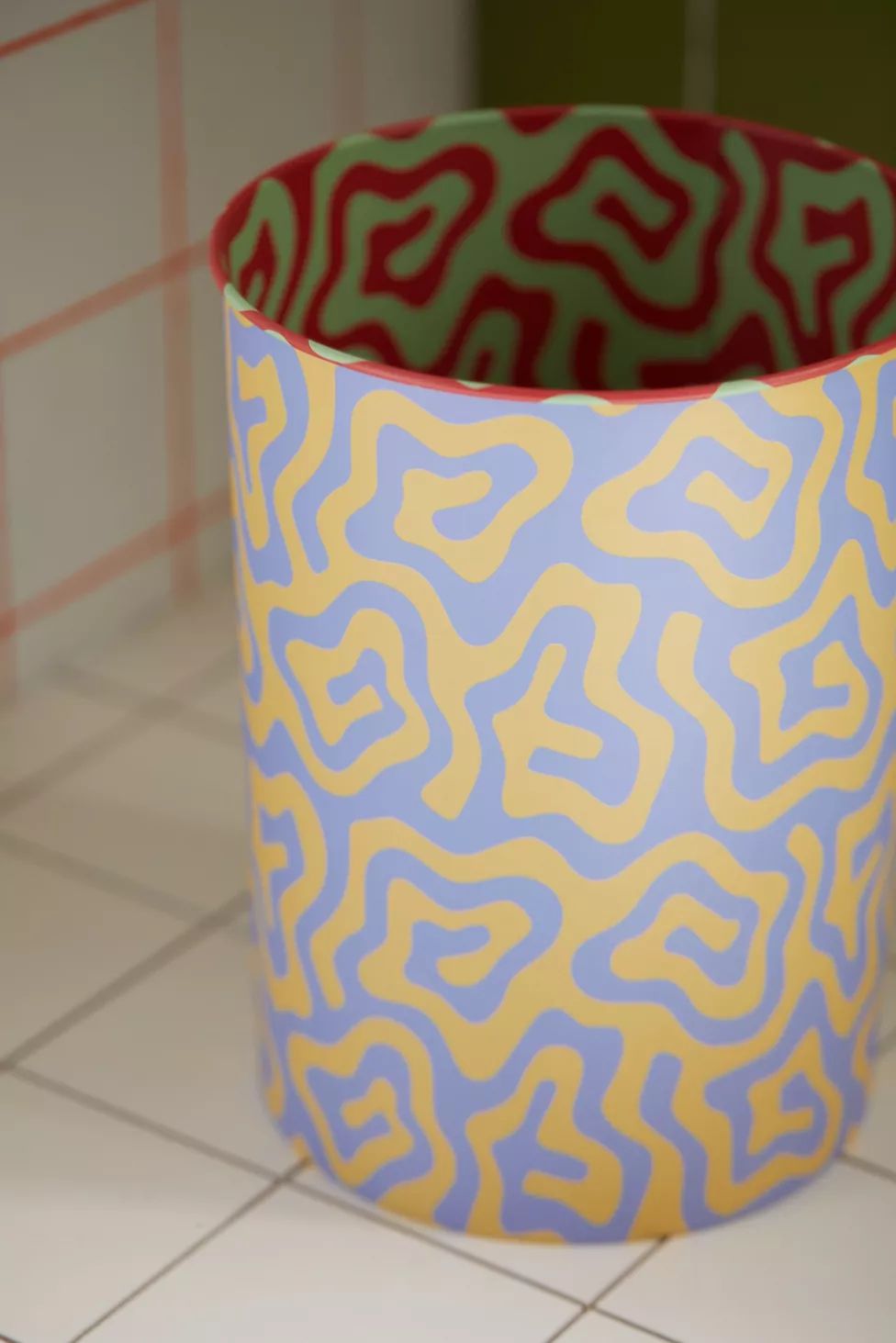 Dusen Dusen Pattern Waste Bin | Urban Outfitters (US and RoW)