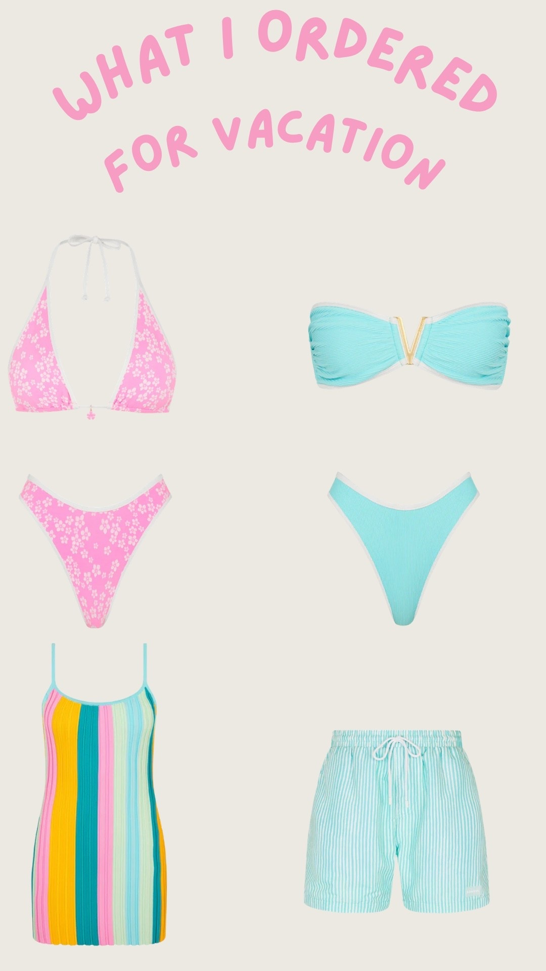 What I ordered for vacation!

#LTKootd #LTKgrwm #LTKSeasonal