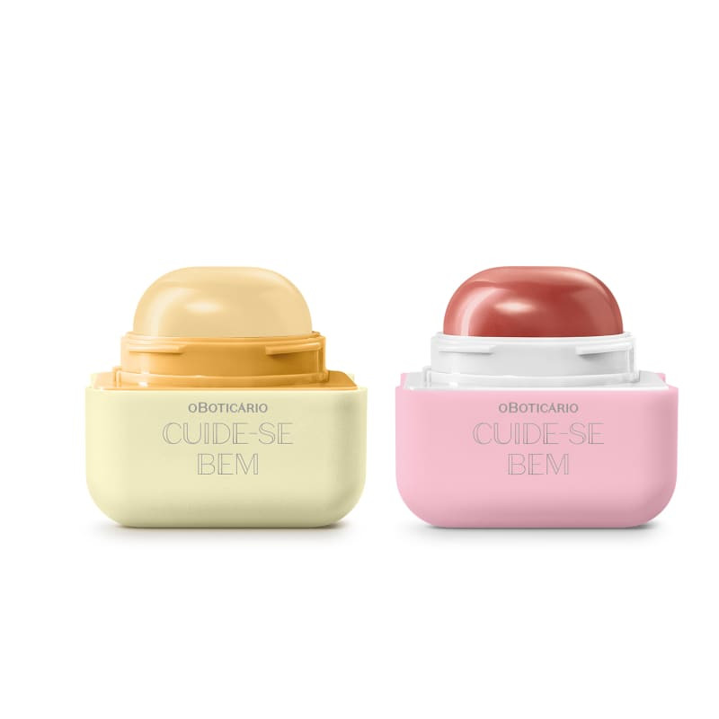 Combo Cuide-se Bem Quem Disse, Berenice?: Balm Labial Rosa 6,2g + Balm Labial Incolor 6,2g | O Bo... | oBoticario (BR)
