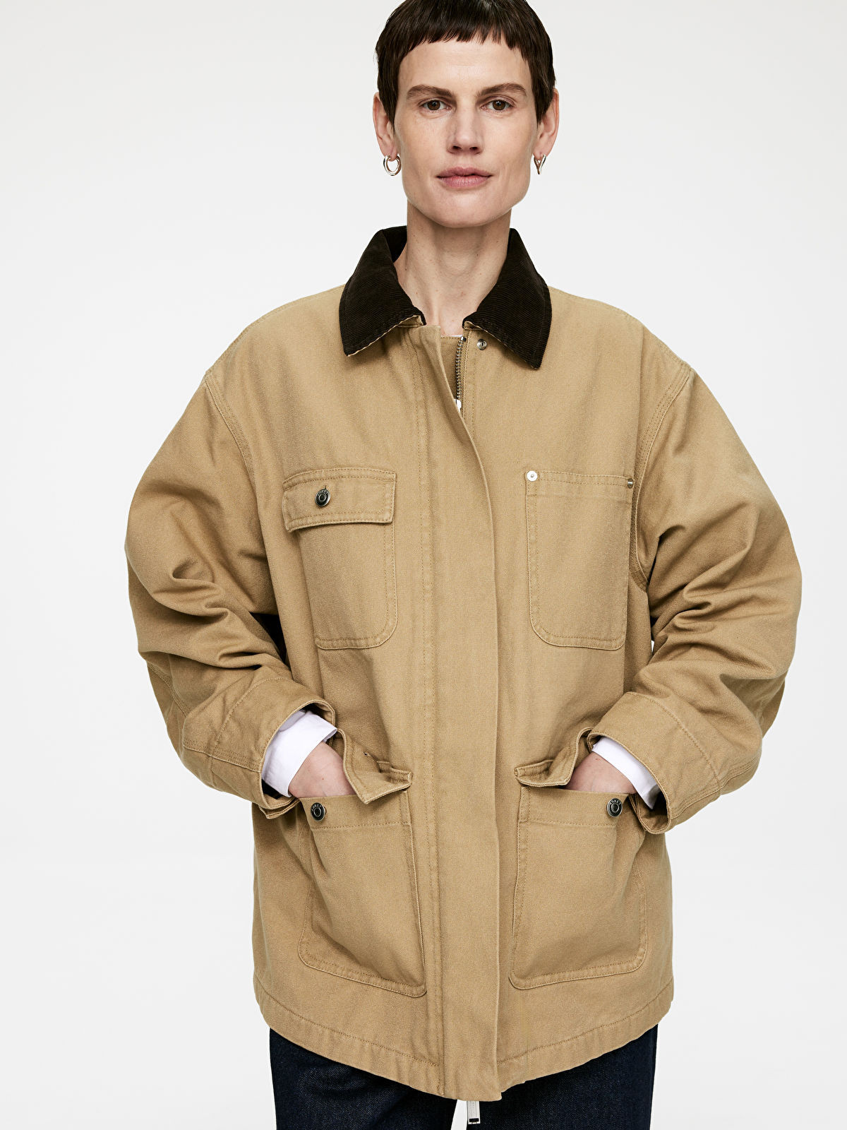 Lined Canvas Jacket | Arket UK