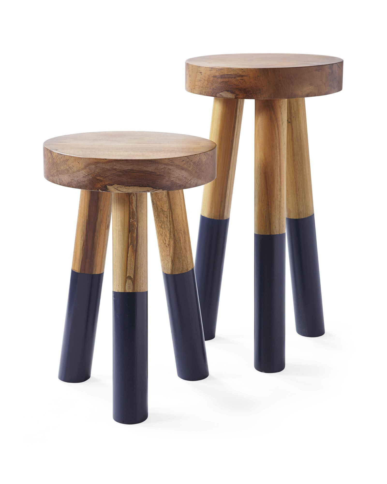 Dip-Dyed Stools | Serena and Lily