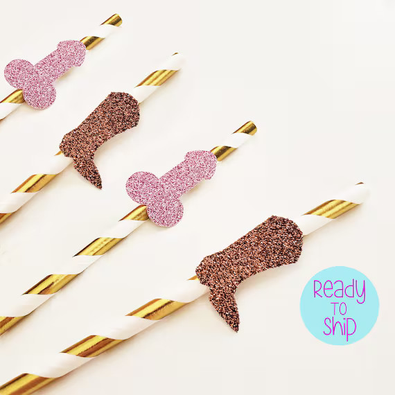 Bachelorette Party Boot and Penis Straws Boot Straws Texas - Etsy | Etsy (US)