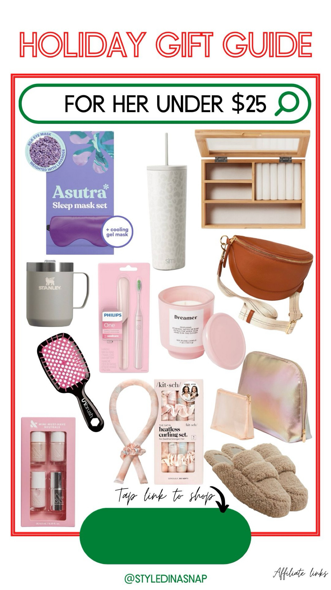 Holiday Gift Guide: FOR HER UNDER $25

#LTKCyberWeek #LTKGiftGuide #LTKHoliday