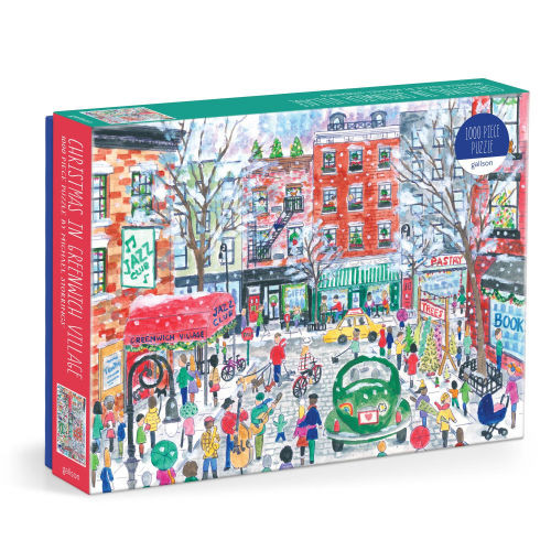 Michael Storrings Christmas in Greenwich Village 1000 Piece Puzzle | Barnes & Noble