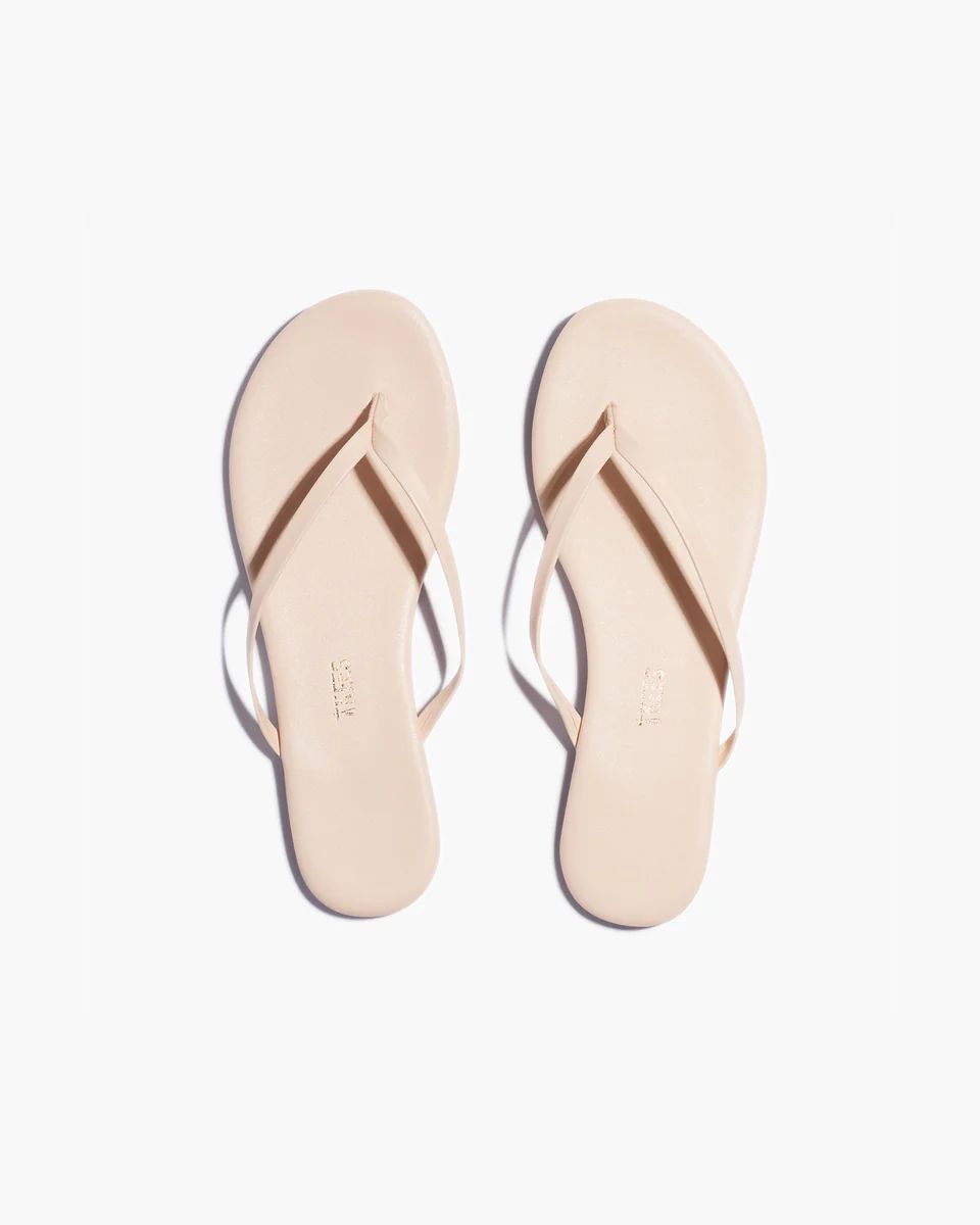 Lily Shimmers in Linen | Women's Sandals | TKEES | TKEES