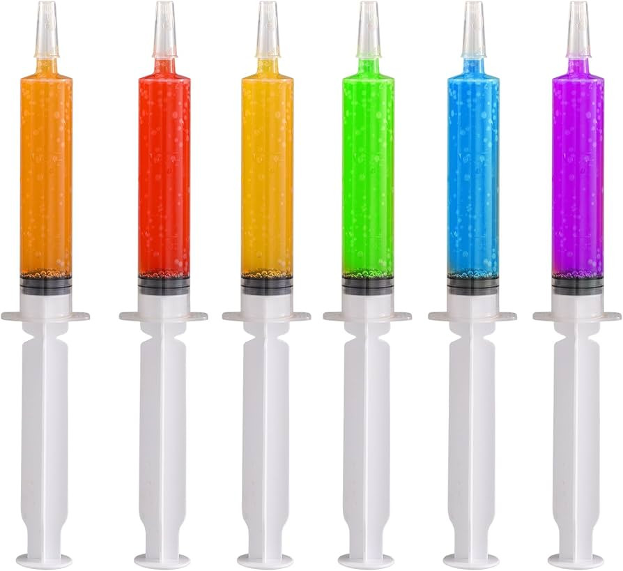 JOLLY CHEF Party Shot 60 Pack Jelly Halloween Shot Syringes, Medium 1.5 oz Container with Lid, Pe... | Amazon (US)