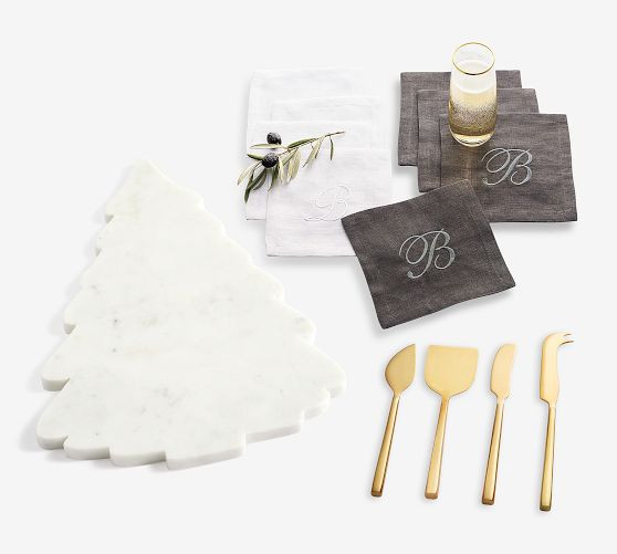 Holiday Tree Marble Cheeseboard | Pottery Barn (US)