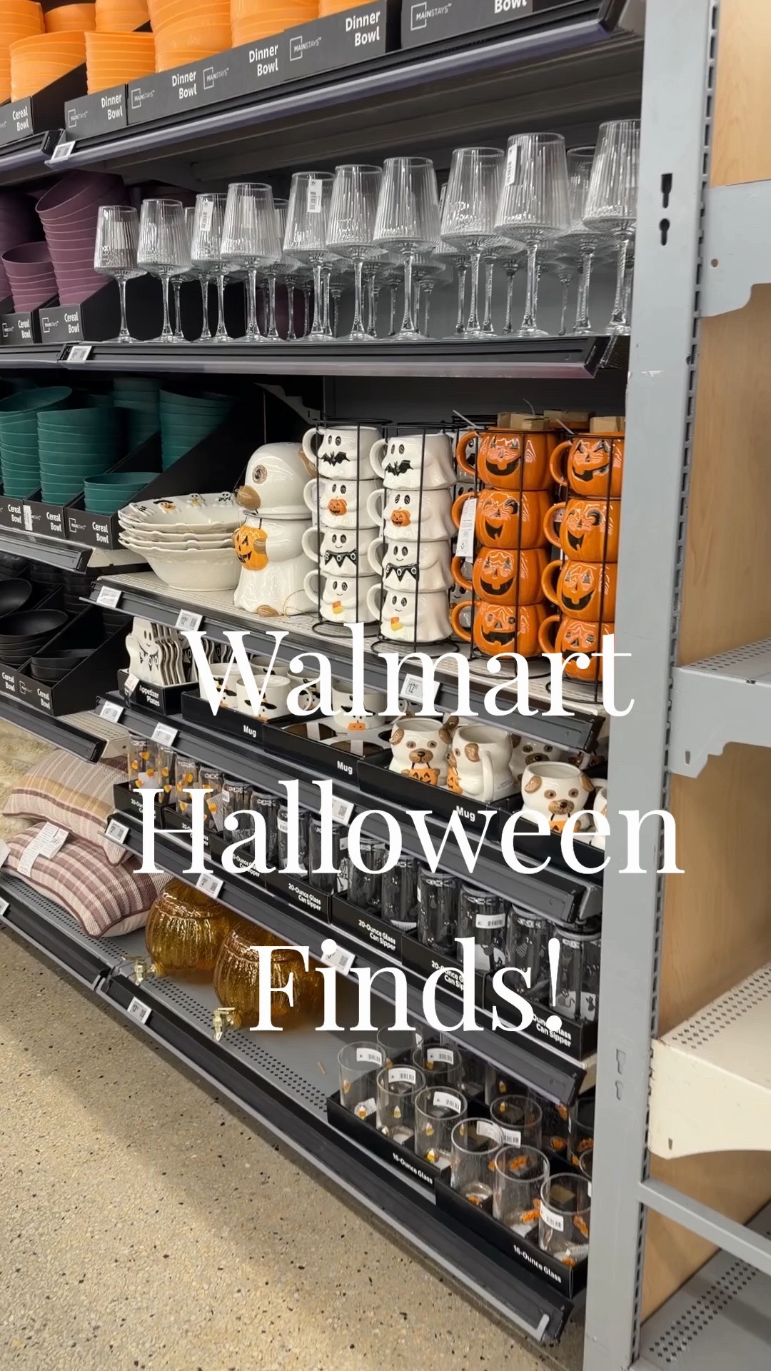 Walmart has the cutest Halloween finds including stacking mugs, treat jar, ghost bowl and ghost plates, candy corn tumblers and glasses and more! #walmarthome

#LTKSeasonal #LTKHome