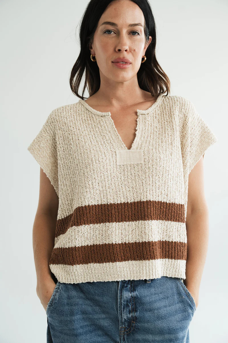 Kasen Stripe Top | Carly Jean Los Angeles