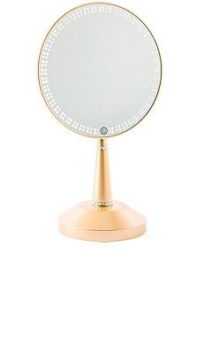 Impressions Vanity Bijou LED Hand Mirror with Charging Stand in Champagne Gold from Revolve.com | Revolve Clothing (Global)