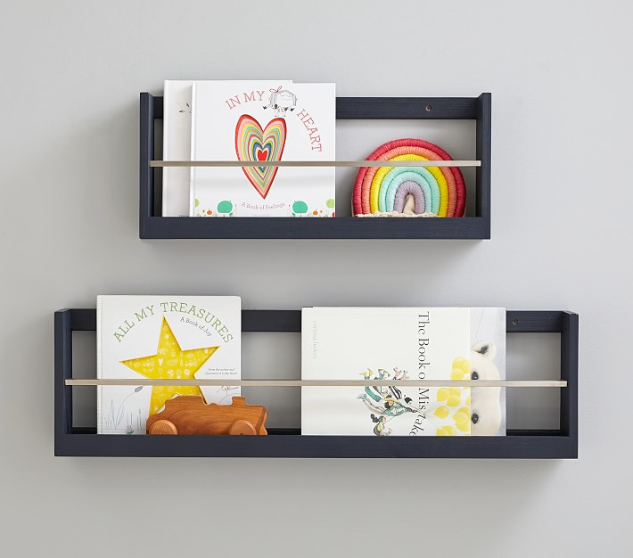 Weathered Navy Booksmart Shelving | Pottery Barn Kids | Pottery Barn Kids