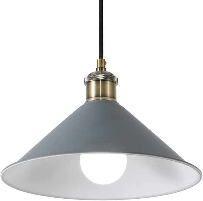 Modern Pendant Light Fixture Industrial Cone Pendant Lights Contemporary Hanging Lamp Lighting fo... | Amazon (US)