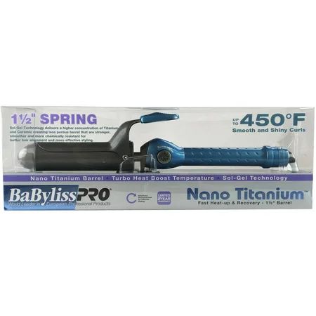 Babyliss Pro Nano Titanium 11/2"" Barrel Curling Iron | Walmart (US)