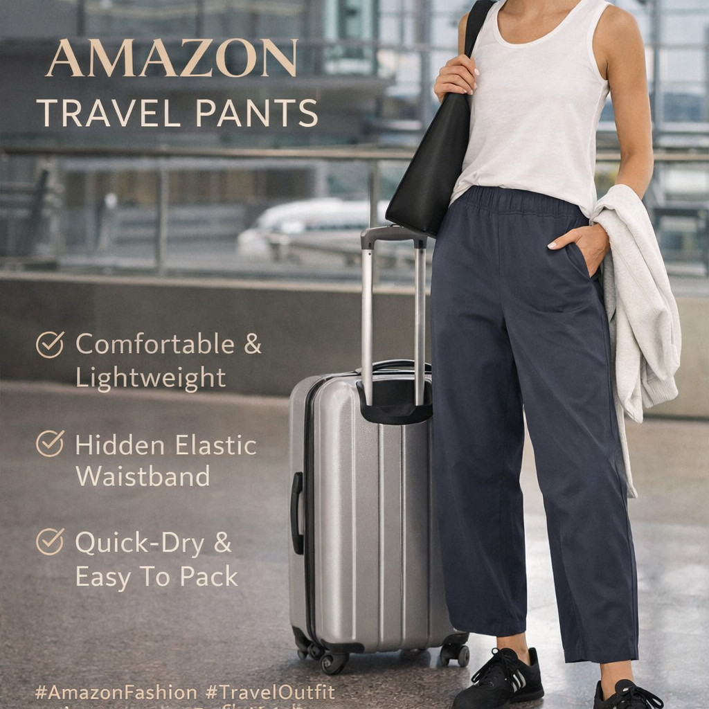 These OMON Barrel Pants for Women are the perfect comfortable travel pants for airport outfits and everyday wear. Designed with a hidden elastic waistband, lightweight quick-dry fabric, and relaxed wide-leg fit, they’re ideal for spring travel, long flights, golf, or casual athleisure outfits.

#AirportOutfit #TravelOutfit #AmazonFashion #WideLegPants #ComfortableStyle #TravelDayOutfit #AthleisureStyle #CasualChic #SpringOutfit #AmazonFinds 

 #LTKSpringSale #LTKTravel