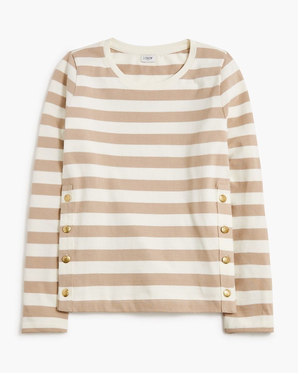 newStriped button-side tee | J.Crew Factory