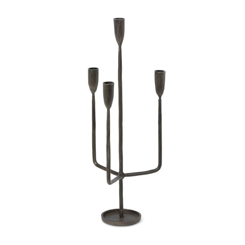 Park Hill Collection Primitive Iron Candelabra | Target