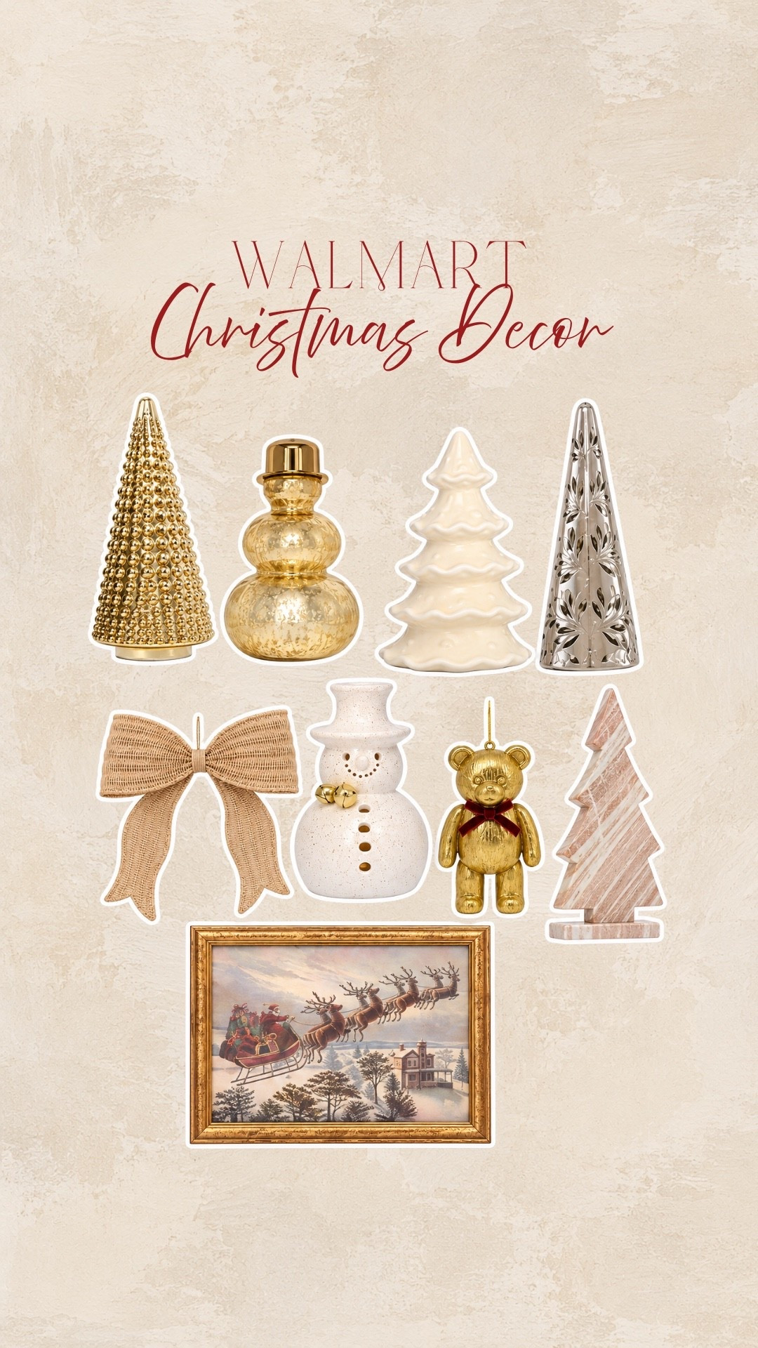 Walmart Christmas decor