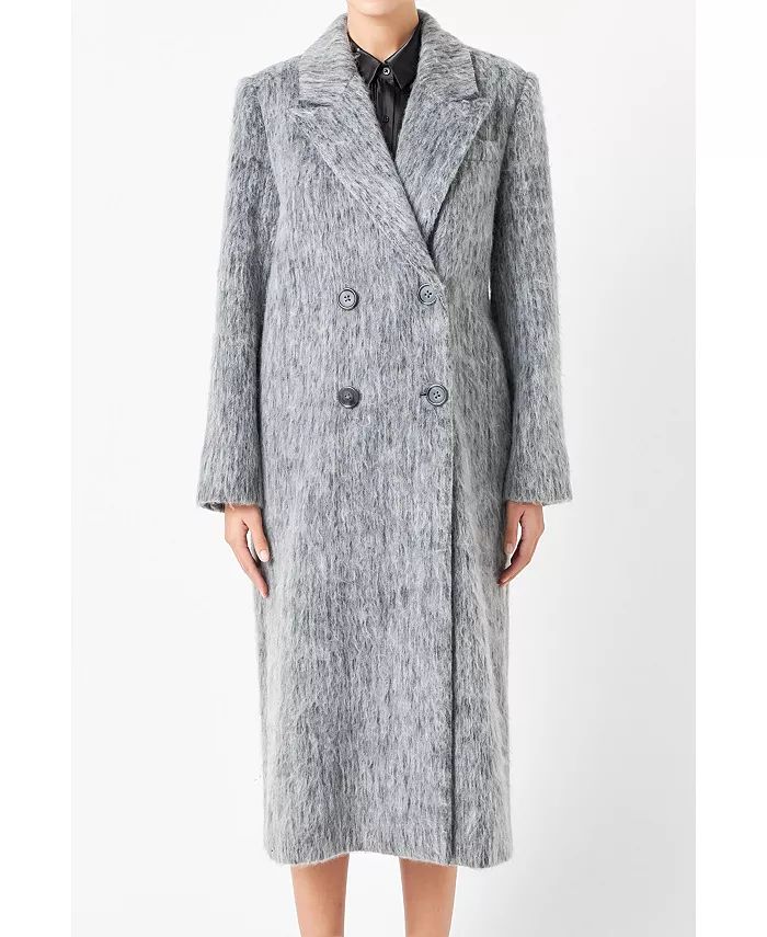 Women's Power Tailored Long Coat | Macy's