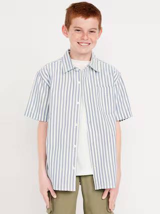 Short-Sleeve Oxford Shirt for Boys | Old Navy (US)