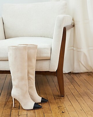 Tall Toe-Cap Boots | Express