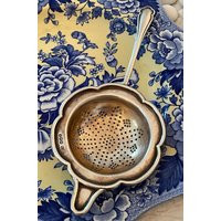 Antique Tea Strainer, Sterling Silver, Harry Akins, Sheffield Crown | Etsy (US)