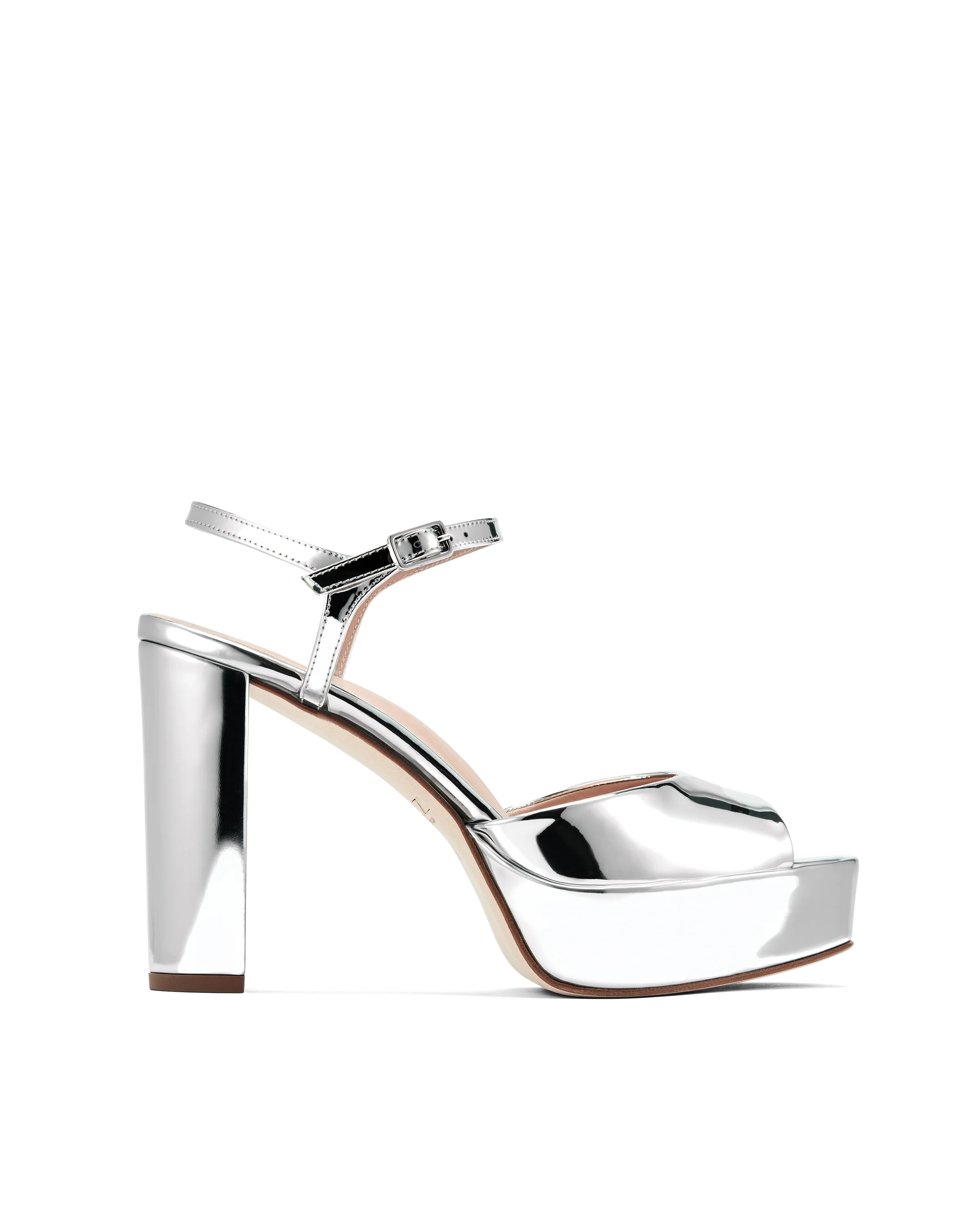 Camilla: Silver Metallic | Inez Shoes, LLC