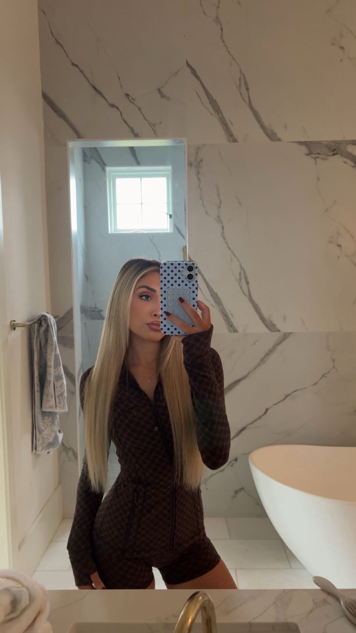 lululemon ootd 🤎 love this brown pattern set! wearing a size 4 in shorts & sports bra & got a 6 in the jacket. I like sizing up in the jackets so they aren’t so tight! 

#LTKootd #LTKgrwm