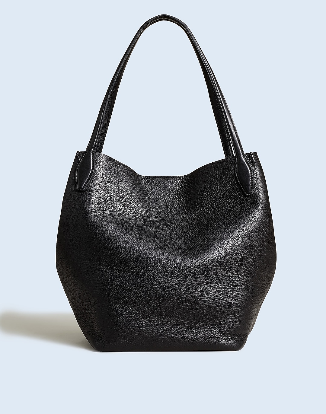 The Shopper Tote in Soft Grain Pebbled Leather | Madewell
