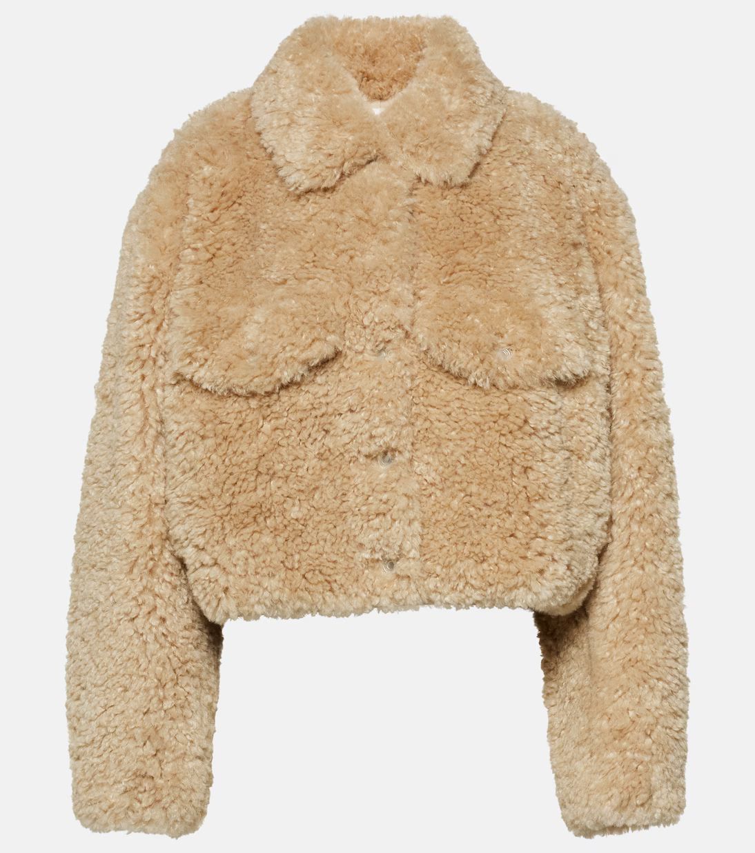 Cropped faux shearling jacket | Mytheresa (US/CA)