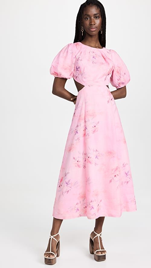 BARDOT Malina Floral Midi Dress | SHOPBOP | Shopbop