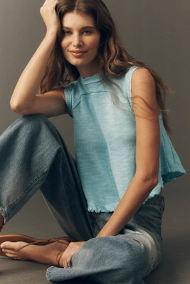 Pilcro Crew-Neck Swing Tank | Anthropologie (US)