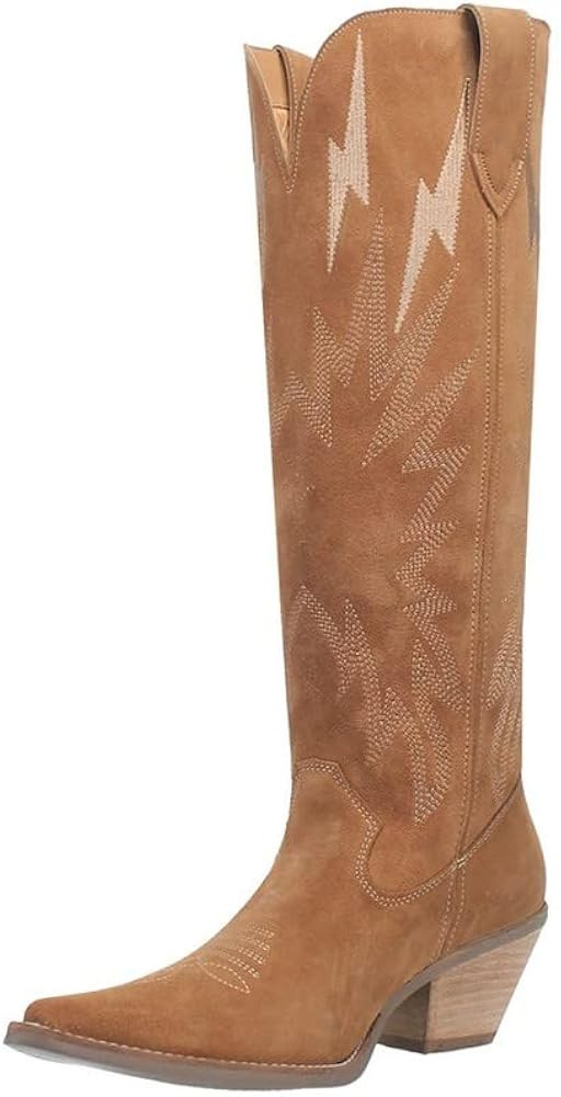 Dingo Womens Thunder Road Snip Toe Fashion Boot, Brown, 8.5 US | Amazon (US)